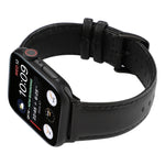 Cinturino in vera pelle con trama di cavallo pazzo in cera d'olio, For Apple Watch Series, For Apple Watch Series 5