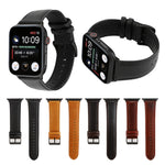 Cinturino in vera pelle con trama di cavallo pazzo in cera d'olio, For Apple Watch Series, For Apple Watch Series 5