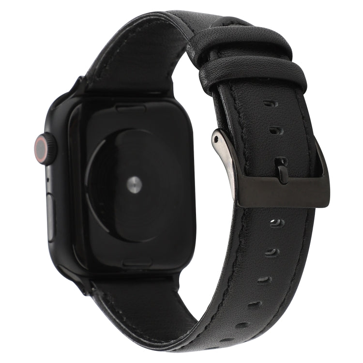 Cinturino in vera pelle con trama di cavallo pazzo in cera d'olio, For Apple Watch Series, For Apple Watch Series 5