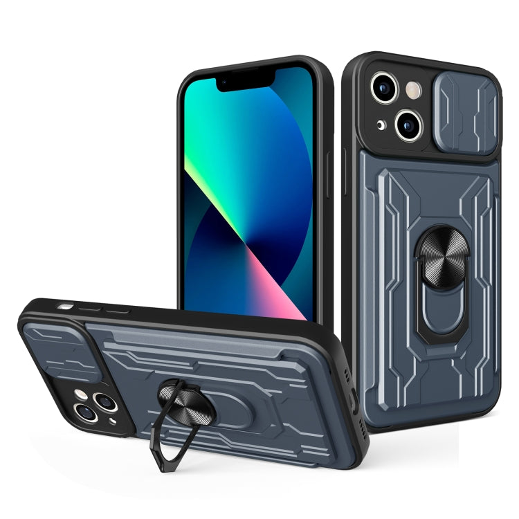 Custodia con scheda scorrevole per iPhone 13, 13 Pro, 13 Pro Max