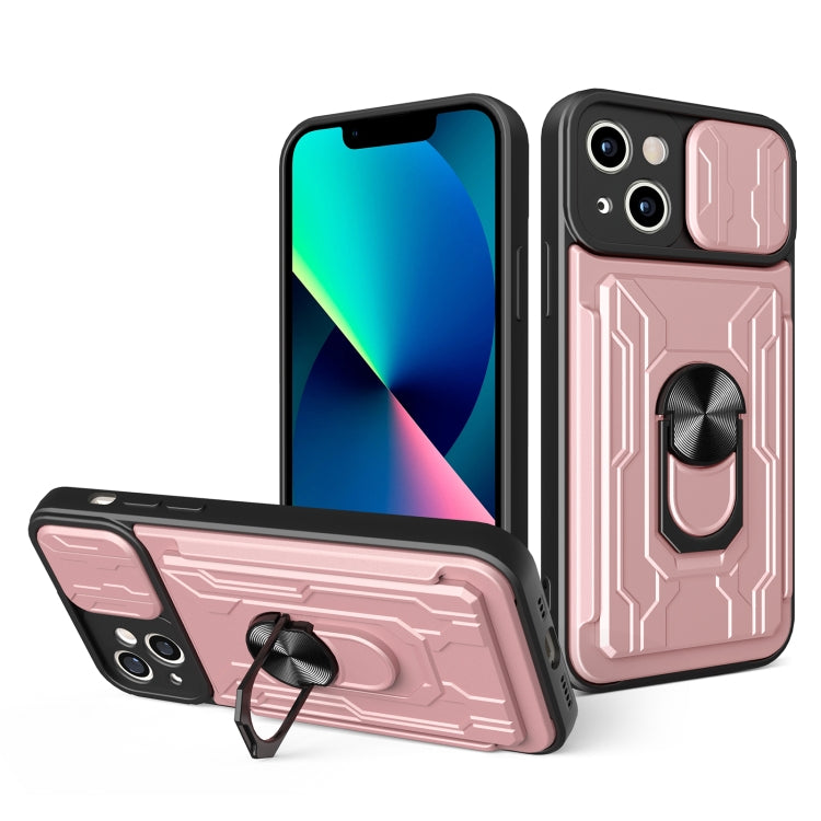 Custodia con scheda scorrevole per iPhone 13, 13 Pro, 13 Pro Max