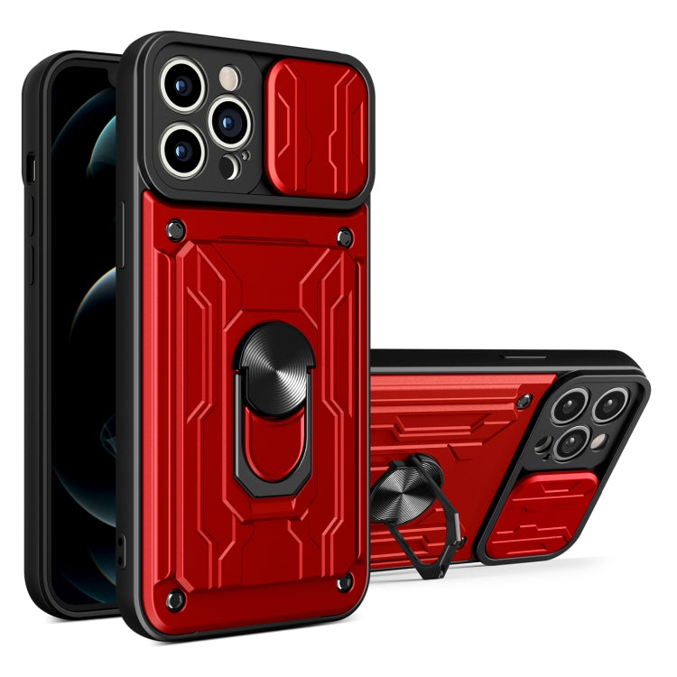 Custodia con scheda scorrevole per iPhone 13, 13 Pro, 13 Pro Max