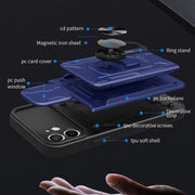 Custodia per telefono con scheda Camshield scorrevole, For iPhone 12, For iPhone 12 Pro, For iPhone 12 Pro Max