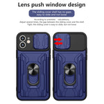 Custodia scorrevole con slot scheda per iPhone 12