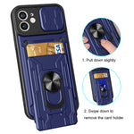 Custodia scorrevole con slot scheda per iPhone 12