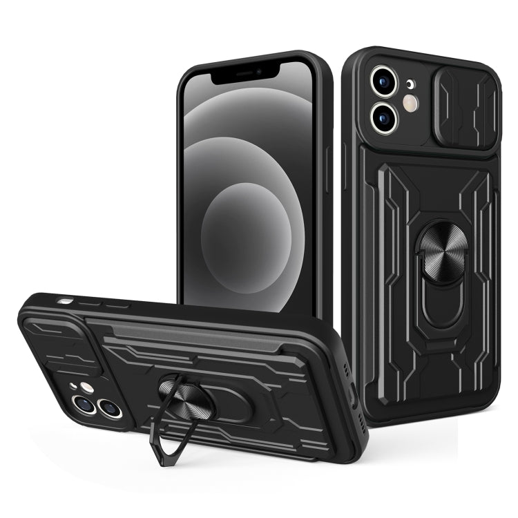 Custodia scorrevole con slot scheda per iPhone 12