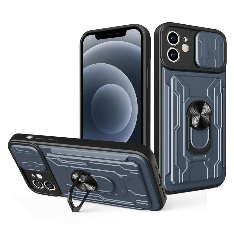 Custodia scorrevole con slot scheda per iPhone 12