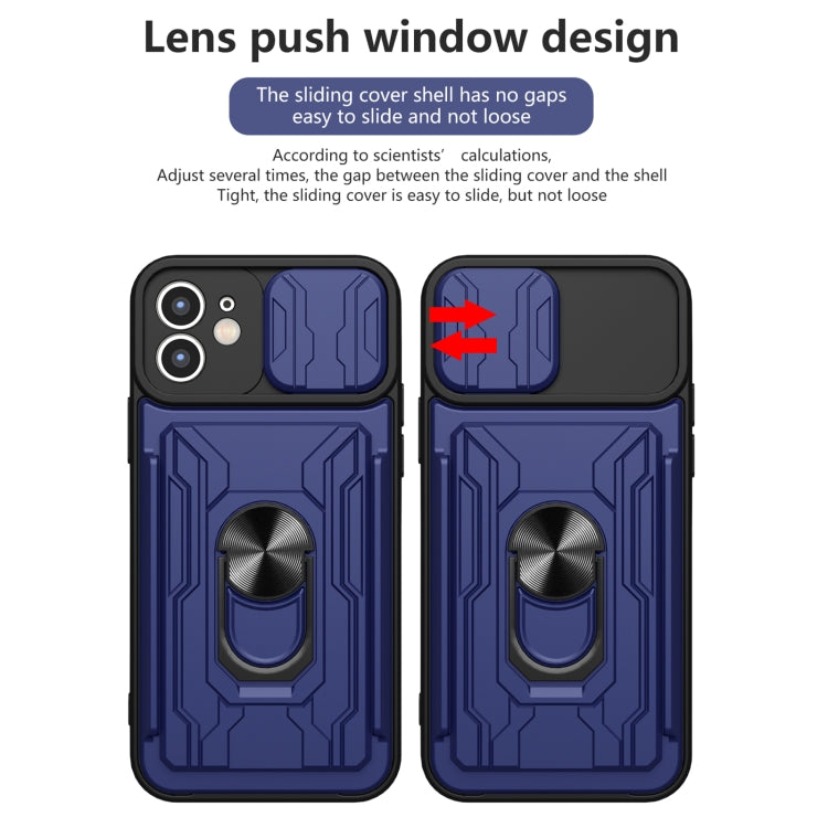 Custodia con scheda scorrevole per iPhone 11