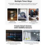 Interruttore remoto Sonoff RF Bridge R2 da 433 MHz a Wifi Smart Home Security