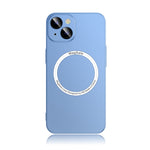 Custodia in silicone liquido per iPhone 12 e 13 compatibile MagSa