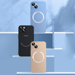 Custodia in silicone liquido per iPhone 12 e 13 compatibile MagSa