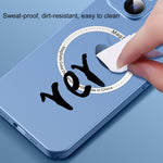 Custodia in silicone liquido per iPhone 12 e 13 compatibile MagSa
