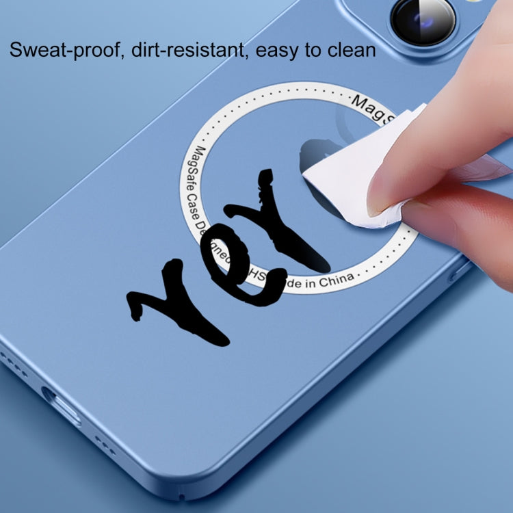 Custodia in silicone liquido per iPhone 12 e 13 compatibile MagSa