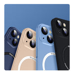 Custodia in silicone liquido per iPhone 12 e 13 compatibile MagSa