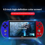 Console di gioco portatile 6,5" con 6800+ giochi e memoria 8GB