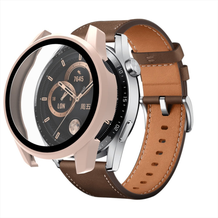 PC + custodia protettiva per orologio in vetro temperato, For Huawei Watch GT 3 42mm, For Huawei Watch GT 3 46mm