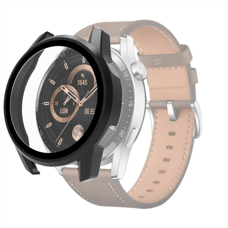 PC + custodia protettiva per orologio in vetro temperato, For Huawei Watch GT 3 42mm, For Huawei Watch GT 3 46mm