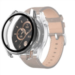 PC + custodia protettiva per orologio in vetro temperato, For Huawei Watch GT 3 42mm, For Huawei Watch GT 3 46mm