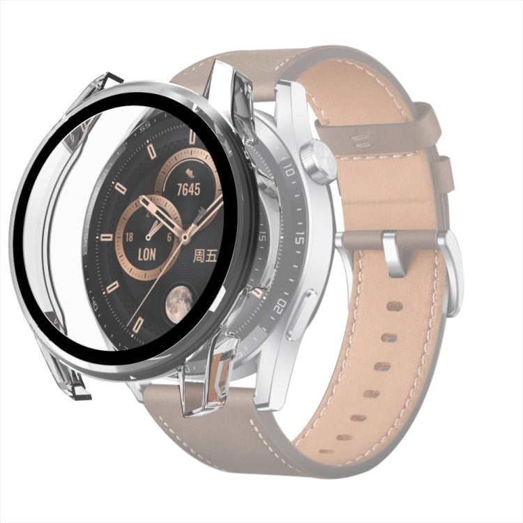 PC + custodia protettiva per orologio in vetro temperato, For Huawei Watch GT 3 42mm, For Huawei Watch GT 3 46mm