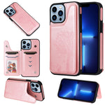Custodia portafoglio antiurto iPhone 13 Pro Max in PU e TPU