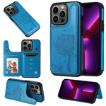 Custodia portafoglio antiurto iPhone 13 Pro Max in PU e TPU