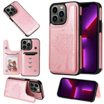 Custodia portafoglio antiurto iPhone 13 Pro Max in PU e TPU