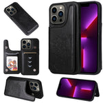 Custodia portafoglio antiurto iPhone 13 Pro Max in PU e TPU