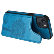 Custodia per telefono antiurto con motivo in rilievo a forma di albero di gatto, For iPhone 13 mini