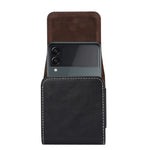 Custodia per telefono appesa in vita con trama di agnello, For Samsung Galaxy Z Flip3 5G