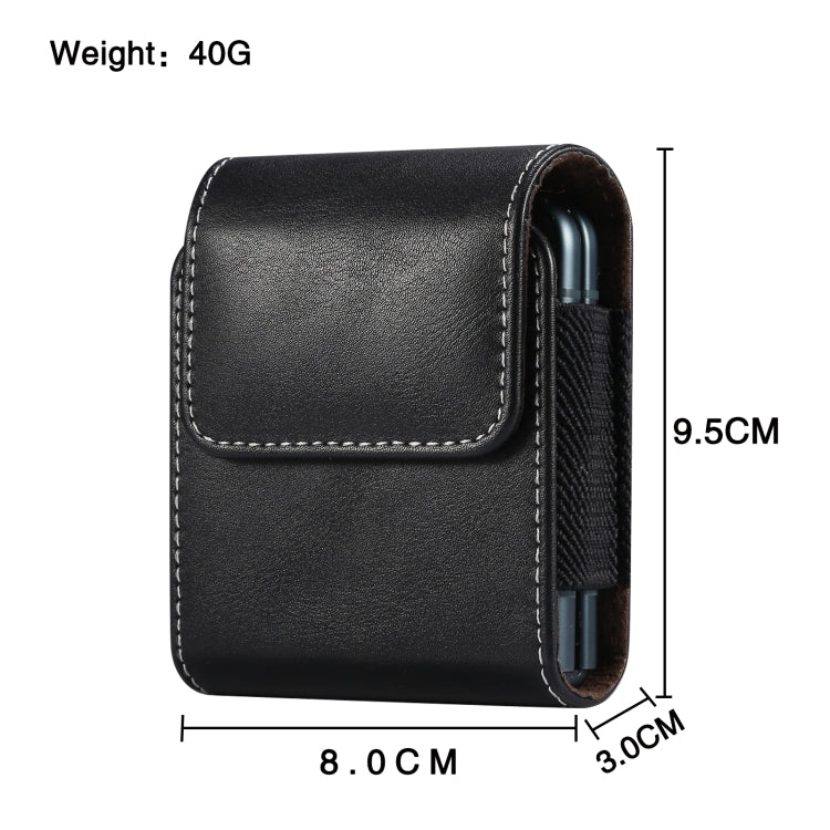 Custodia per telefono appesa in vita con trama di agnello, For Samsung Galaxy Z Flip3 5G