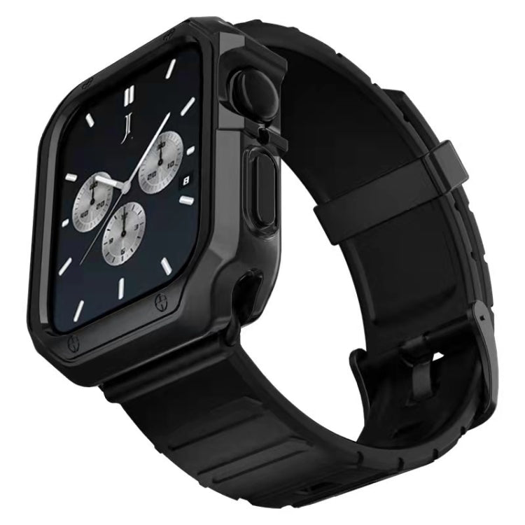 Set cinturino in silicone + custodia per orologio, For Apple Watch Series 9 / 8 / 7 41mm, For Apple Watch Series 9 / 8 / 7 45mm