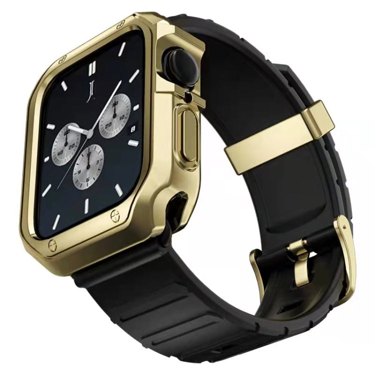 Set cinturino in silicone + custodia per orologio, For Apple Watch Series 9 / 8 / 7 41mm, For Apple Watch Series 9 / 8 / 7 45mm