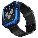 Set cinturino in silicone + custodia per orologio, For Apple Watch Series 9 / 8 / 7 41mm, For Apple Watch Series 9 / 8 / 7 45mm