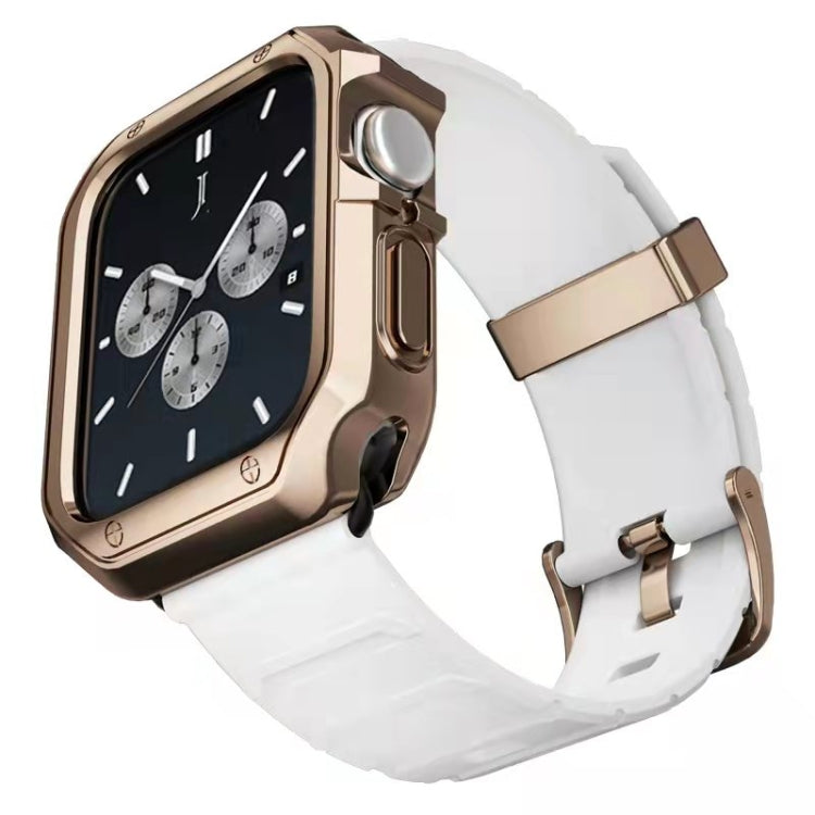 Set cinturino in silicone + custodia per orologio, For Apple Watch Series 9 / 8 / 7 41mm, For Apple Watch Series 9 / 8 / 7 45mm