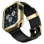 Set cinturino in silicone + custodia per orologio, For Apple Watch Series 9 / 8 / 7 41mm, For Apple Watch Series 9 / 8 / 7 45mm