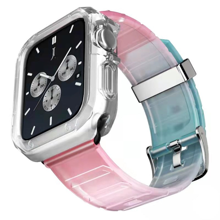 Set cinturino in silicone + custodia per orologio, For Apple Watch Series 9 / 8 / 7 41mm, For Apple Watch Series 9 / 8 / 7 45mm