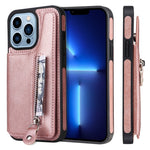 Custodia antiurto con cerniera per iPhone 13 Pro Max