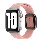 Cinturino in silicone con fibbia nera per Apple Watch Series, 7 41mm / 6&SE&5&4 40mm / 3&2&1 38mm