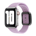 Cinturino in silicone con fibbia nera per Apple Watch Series, 7 41mm / 6&SE&5&4 40mm / 3&2&1 38mm