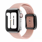 Cinturino in silicone con fibbia nera per Apple Watch Series, 7 45mm / 6&SE&5&4 44mm / 3&2&1 42mm