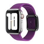 Cinturino in silicone con fibbia nera per Apple Watch Series, 7 45mm / 6&SE&5&4 44mm / 3&2&1 42mm