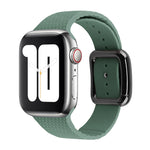 Cinturino in silicone con fibbia nera per Apple Watch Series, 7 45mm / 6&SE&5&4 44mm / 3&2&1 42mm