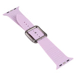 Cinturino in silicone con fibbia nera per Apple Watch Series, 7 45mm / 6&SE&5&4 44mm / 3&2&1 42mm