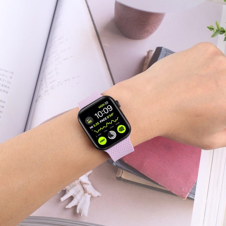 Cinturino in silicone con fibbia nera per Apple Watch Series, 7 45mm / 6&SE&5&4 44mm / 3&2&1 42mm