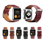 Cinturino in vera pelle per Apple Watch Series 5 e SE