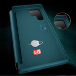 Custodia magnetica per cellulare in pelle con finestra e vista, For Samsung Galaxy S22 Ultra 5G, For Samsung Galaxy S23 Ultra 5G, For Samsung Galaxy S22+ 5G, For Samsung Galaxy S22 5G