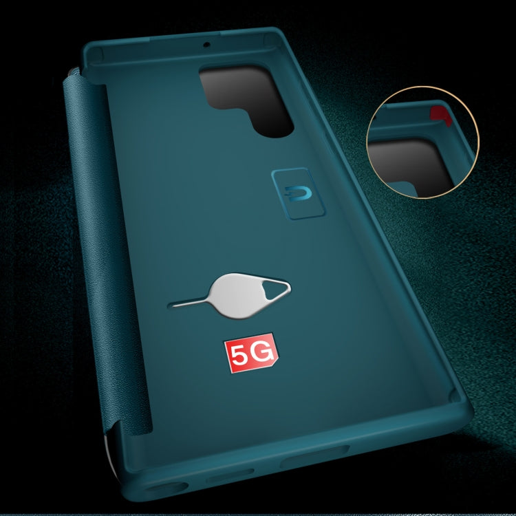 Custodia magnetica per cellulare in pelle con finestra e vista, For Samsung Galaxy S22 Ultra 5G, For Samsung Galaxy S23 Ultra 5G, For Samsung Galaxy S22+ 5G, For Samsung Galaxy S22 5G
