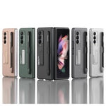 Custodia a libro ultrasottile per telefono GKK con supporto e slot per penna, For Samsung Galaxy Z Fold3 5G