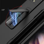 Custodia a libro ultrasottile per telefono GKK con supporto e slot per penna, For Samsung Galaxy Z Fold3 5G