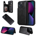 Custodia portafoglio antiurto con motivo farfalla per iPhone 13 P